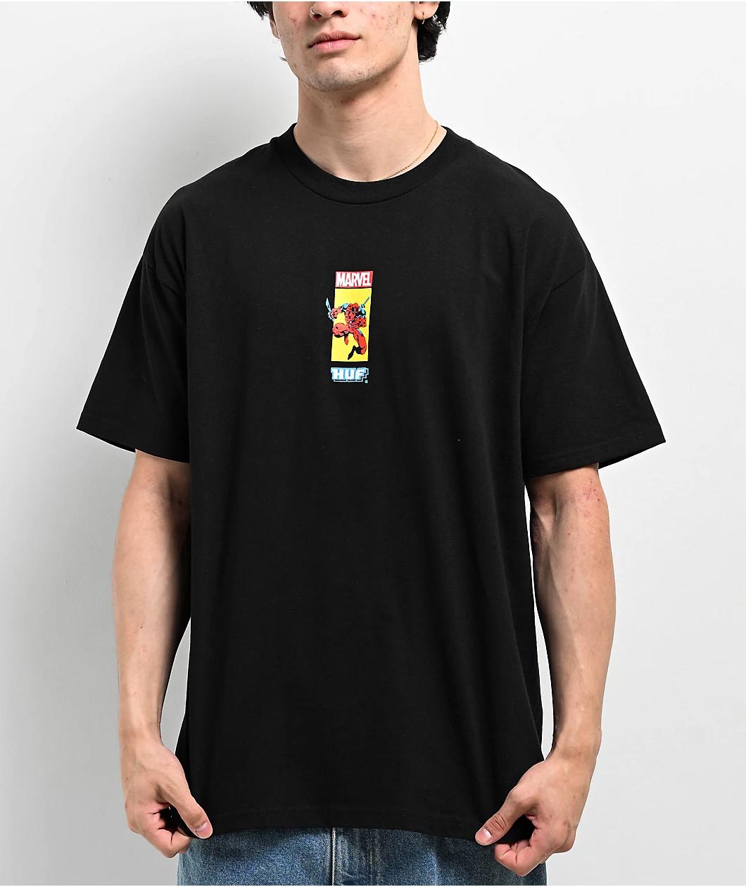 HUF x Deadpool Loudmouth Black T-Shirt  Product Image