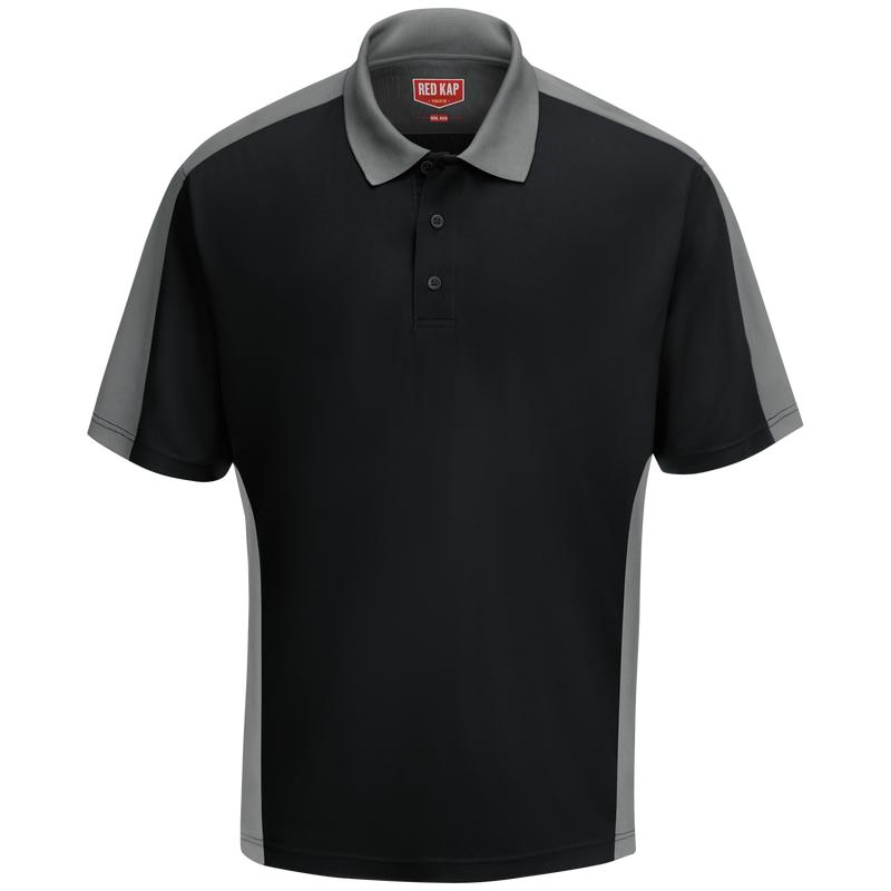 Red Kap Men's Short Sleeve Performance KnitTwo-Tone Polo Product Image