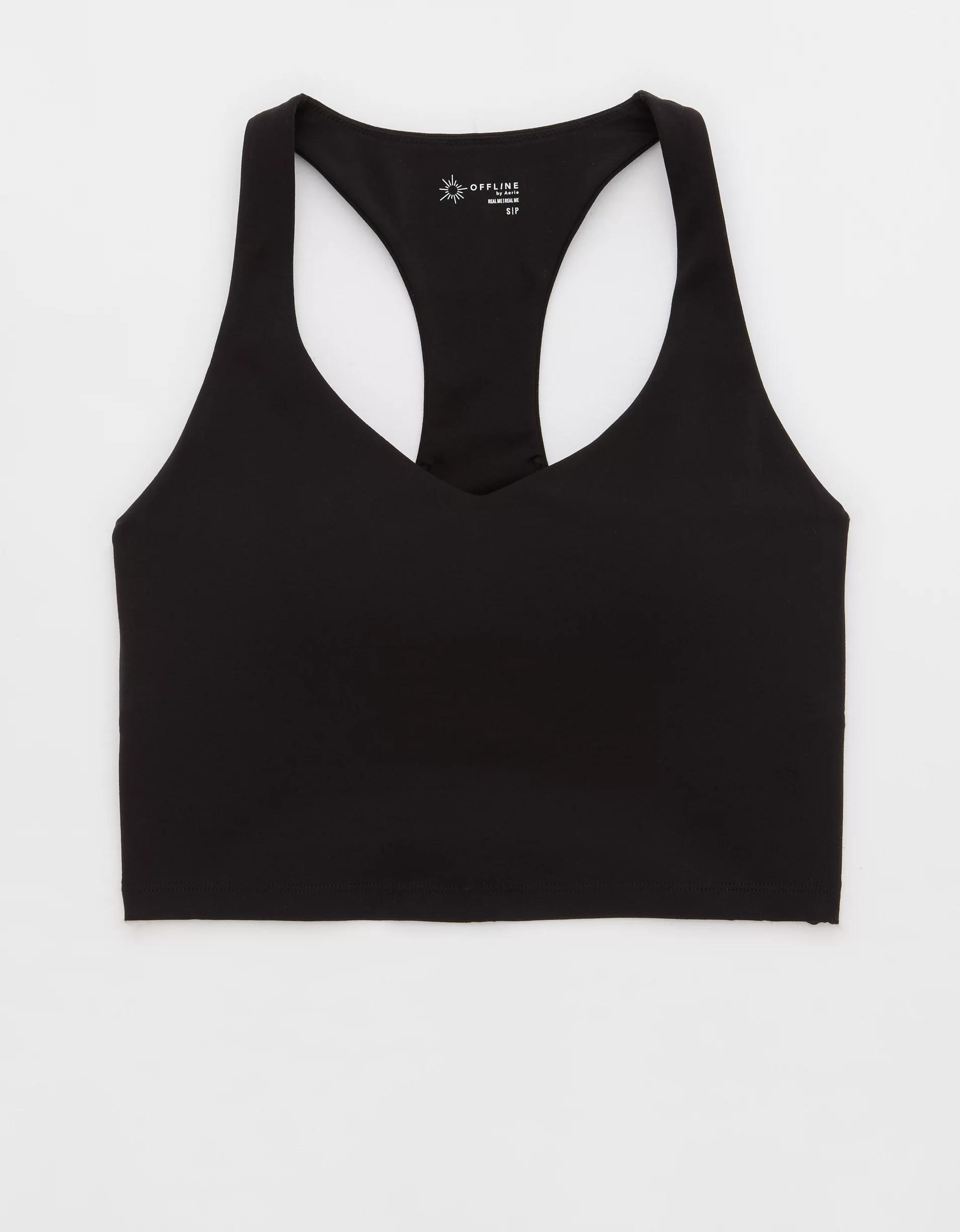 OFFLINE By Aerie Real Me Low Key Racerback Sports Bra Product Image