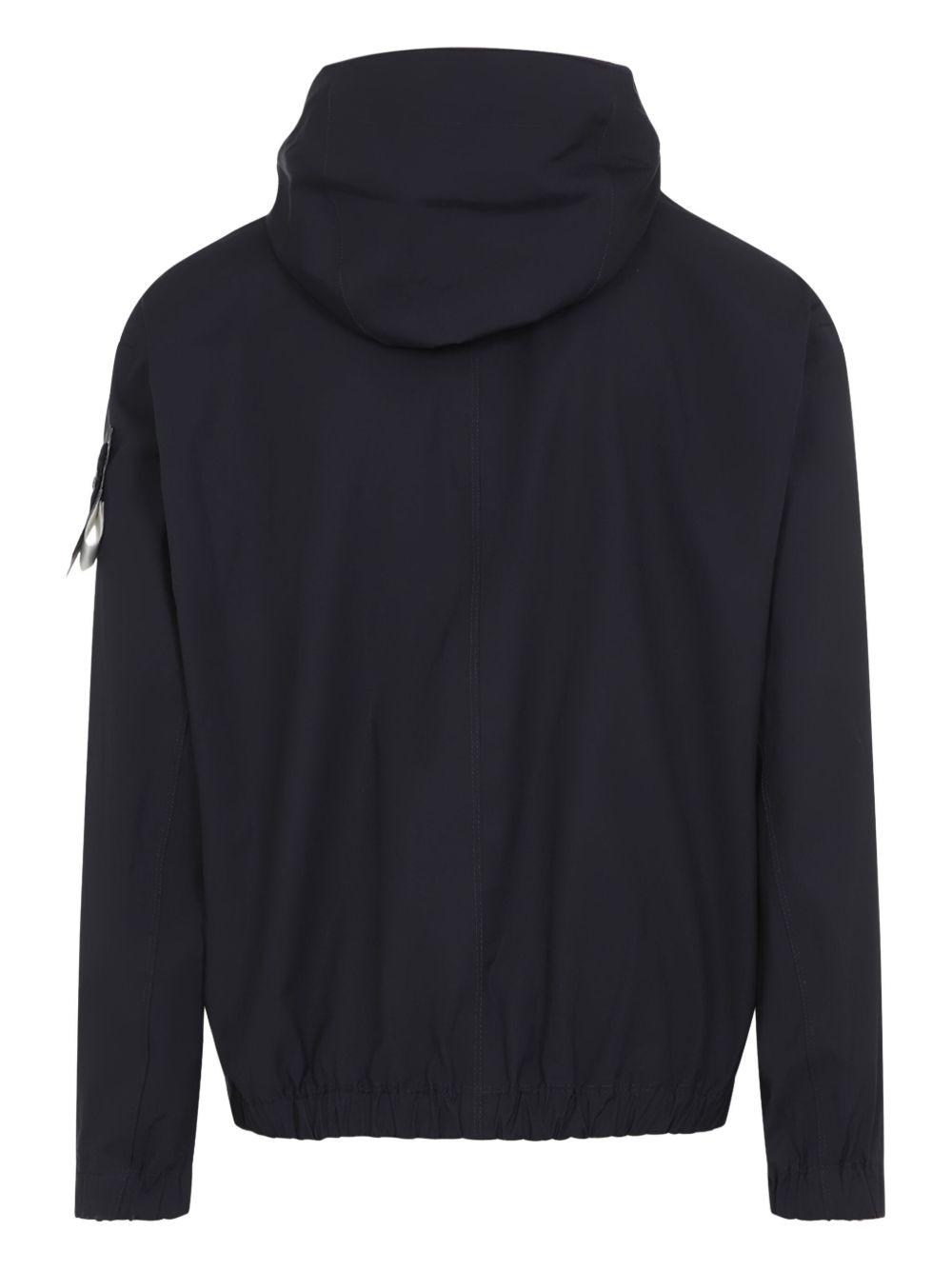 Compass-badge zip-up jacket Product Image