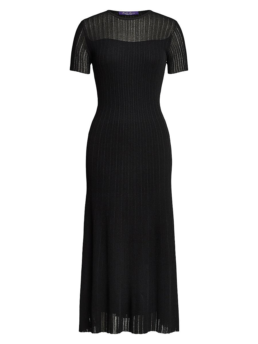 Womens Sheer Chiffon Cocktail Dress Product Image