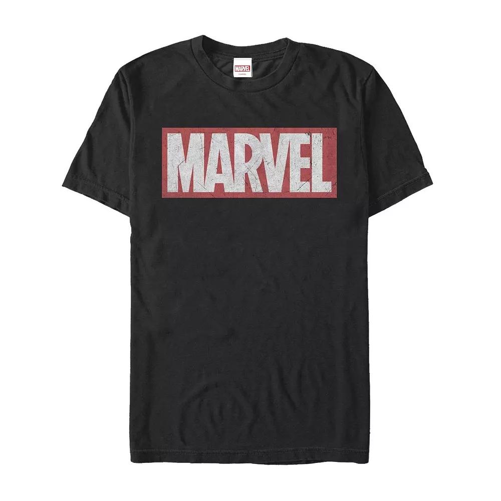 Mens Marvel Brick Logo Graphic Tee Product Image