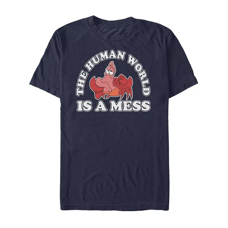 Men's The Little Mermaid World's A Mess Tee,  Product Image