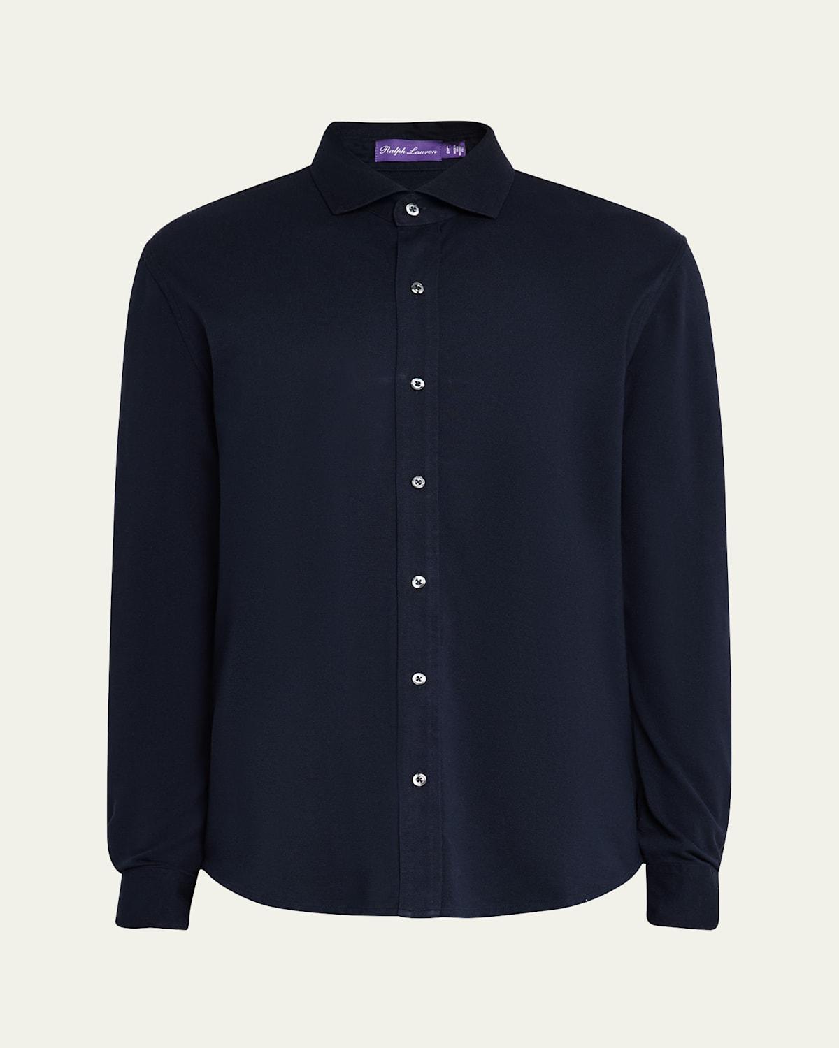 Mens Down Collar Shirt Product Image