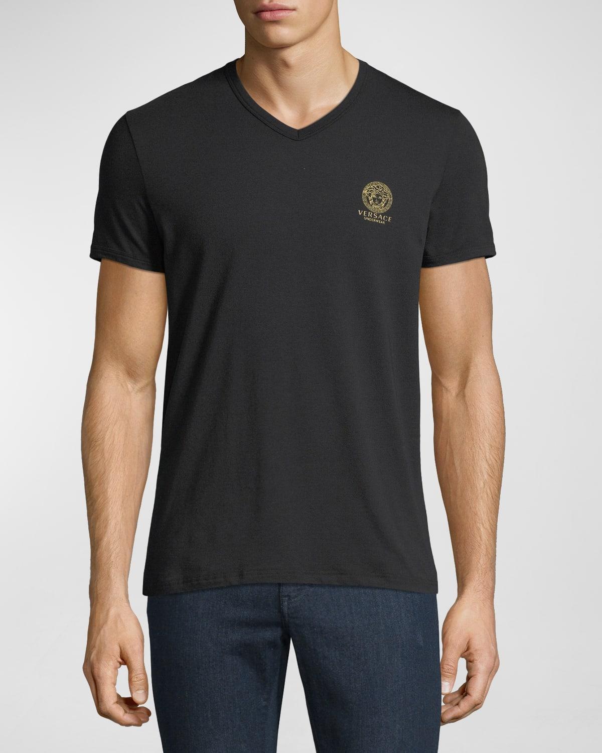 Mens V-Neck Logo T-Shirt Product Image