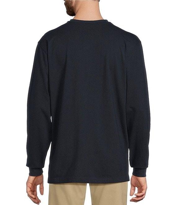 L.L.Bean Carefree Long Sleeve Henley Shirt Product Image