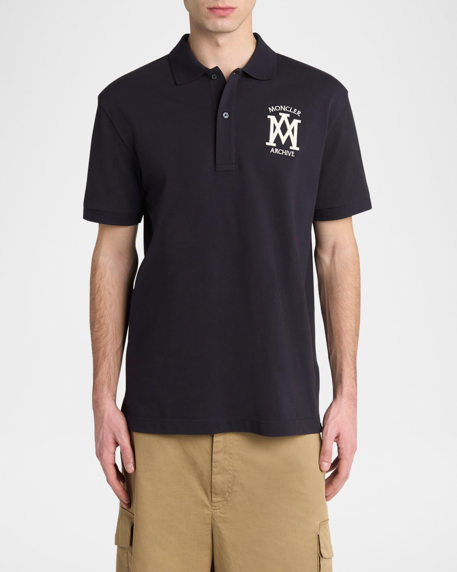 Men's Cotton Archive Logo Polo Shirt Product Image