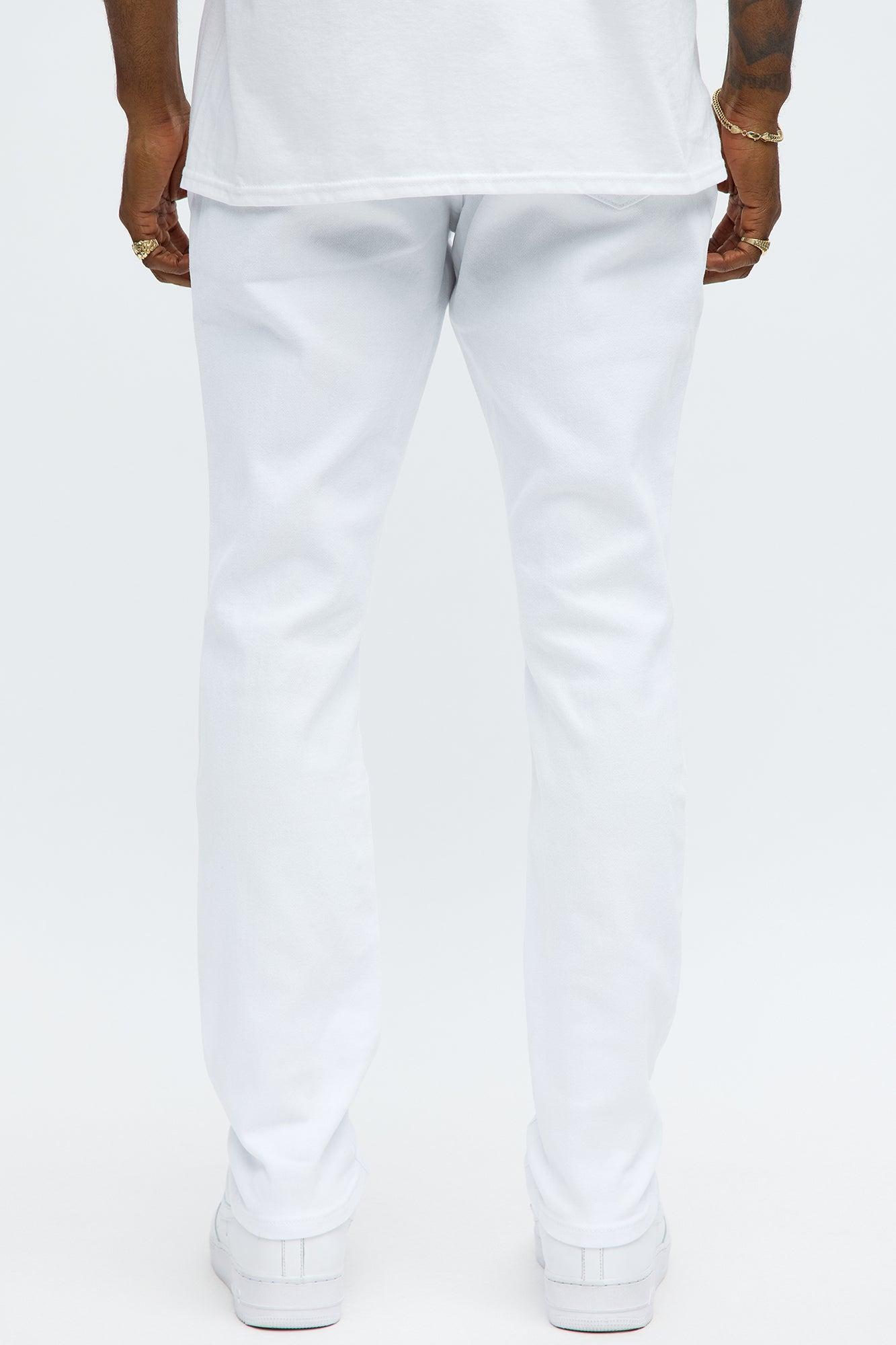 Cornell Skinny Jeans - White Product Image