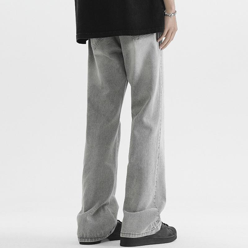 Men's American Retro High Street Loose Straight Jeans Product Image