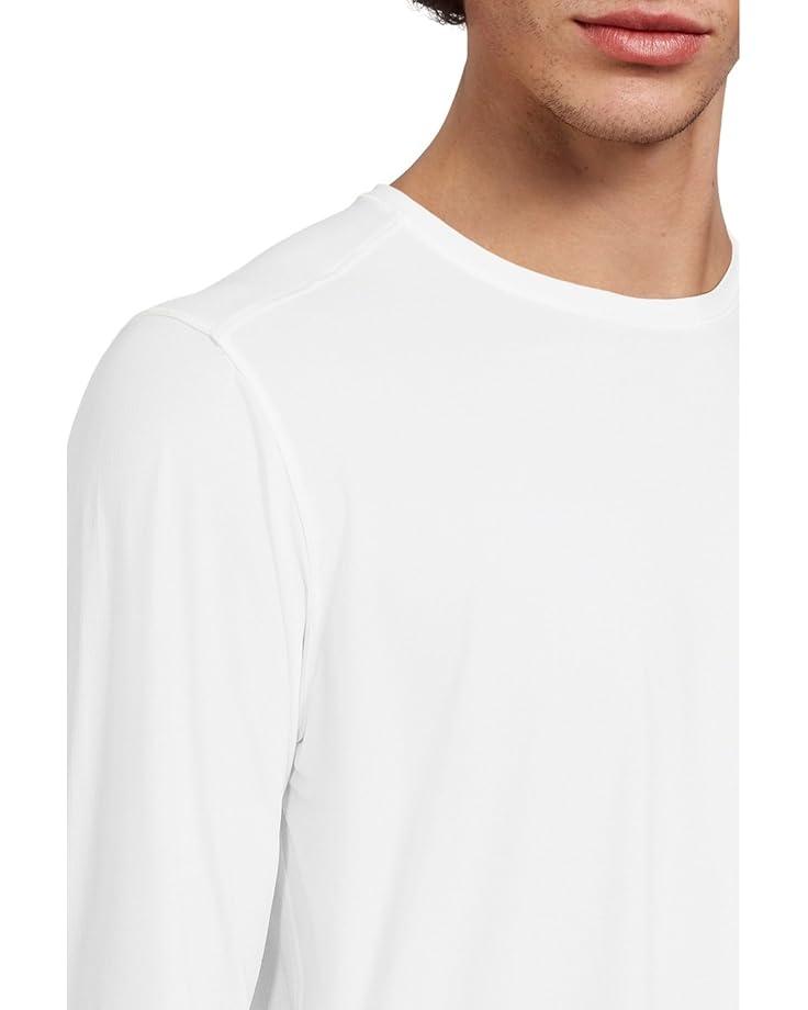 Microwaffle Double Collar Long Sleeve Crew Product Image