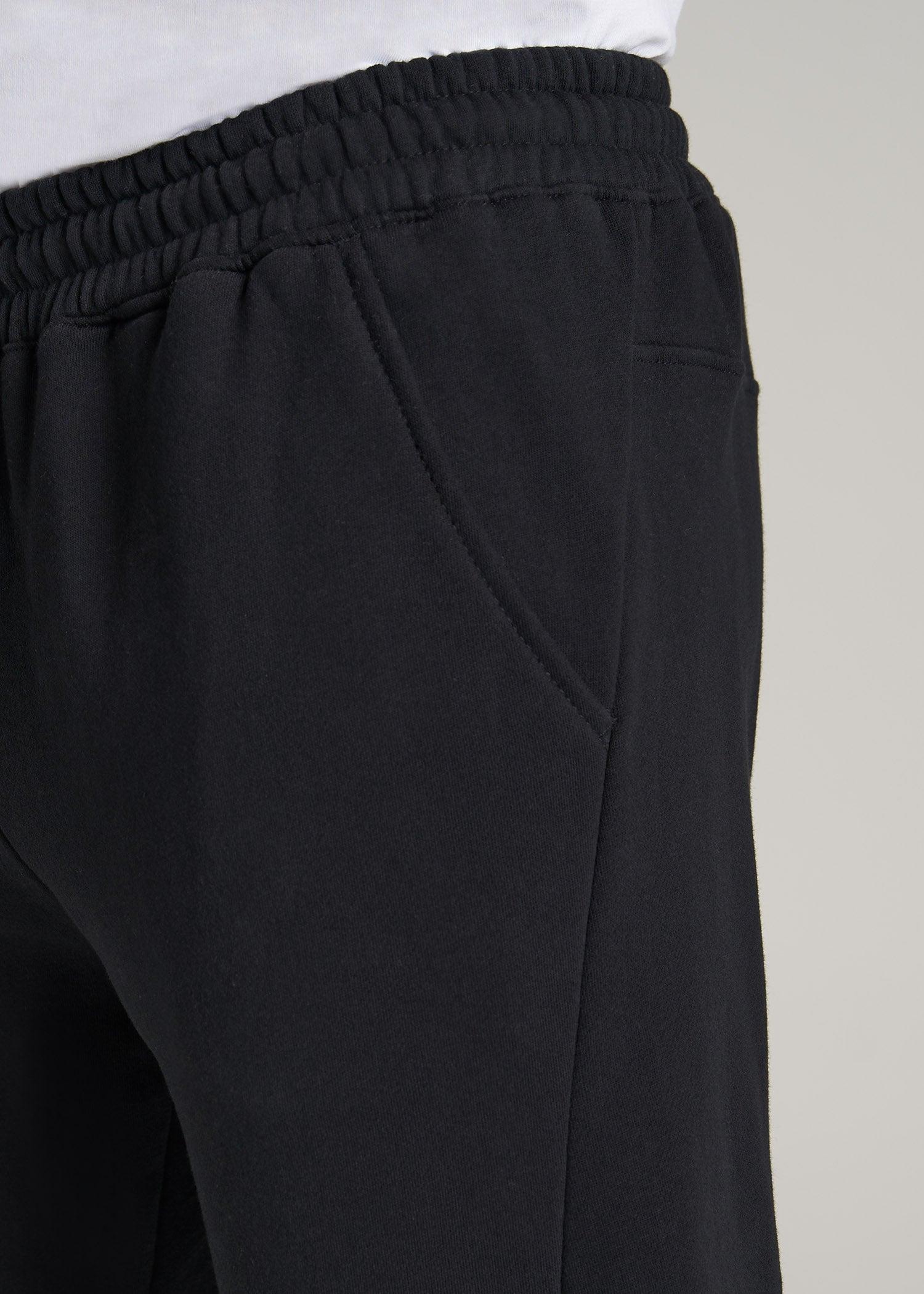 Wearever Fleece Joggers for Tall Men in Black Male Product Image