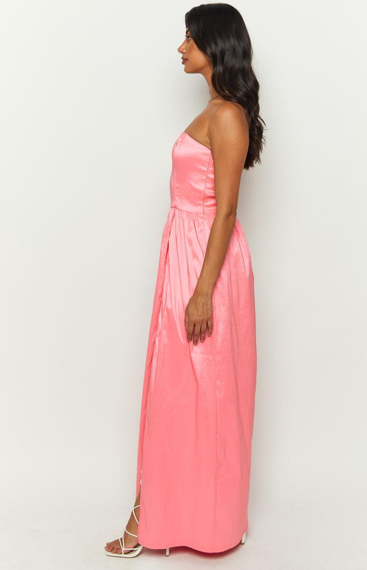 Sunnie Pink Strapless Maxi Dress Baby Product Image
