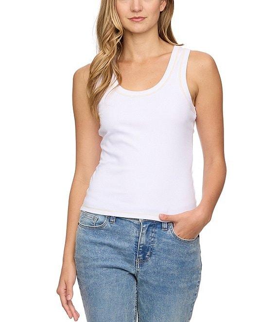 Flag and Anthem Lottie Rib-Knit Tank Top Product Image