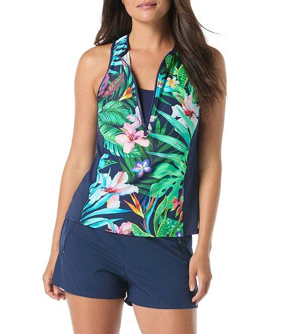 Beach House April Solid Stretch Woven Swim Shorts Product Image