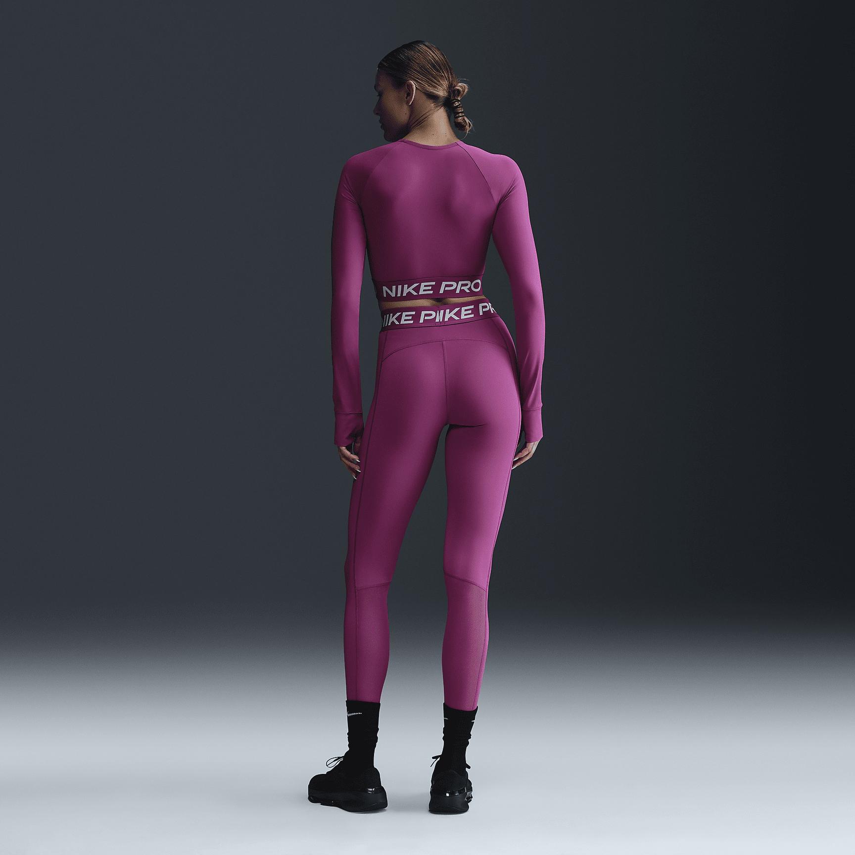 Nike Pro Women's Dri-FIT Cropped Long-Sleeve Top Product Image