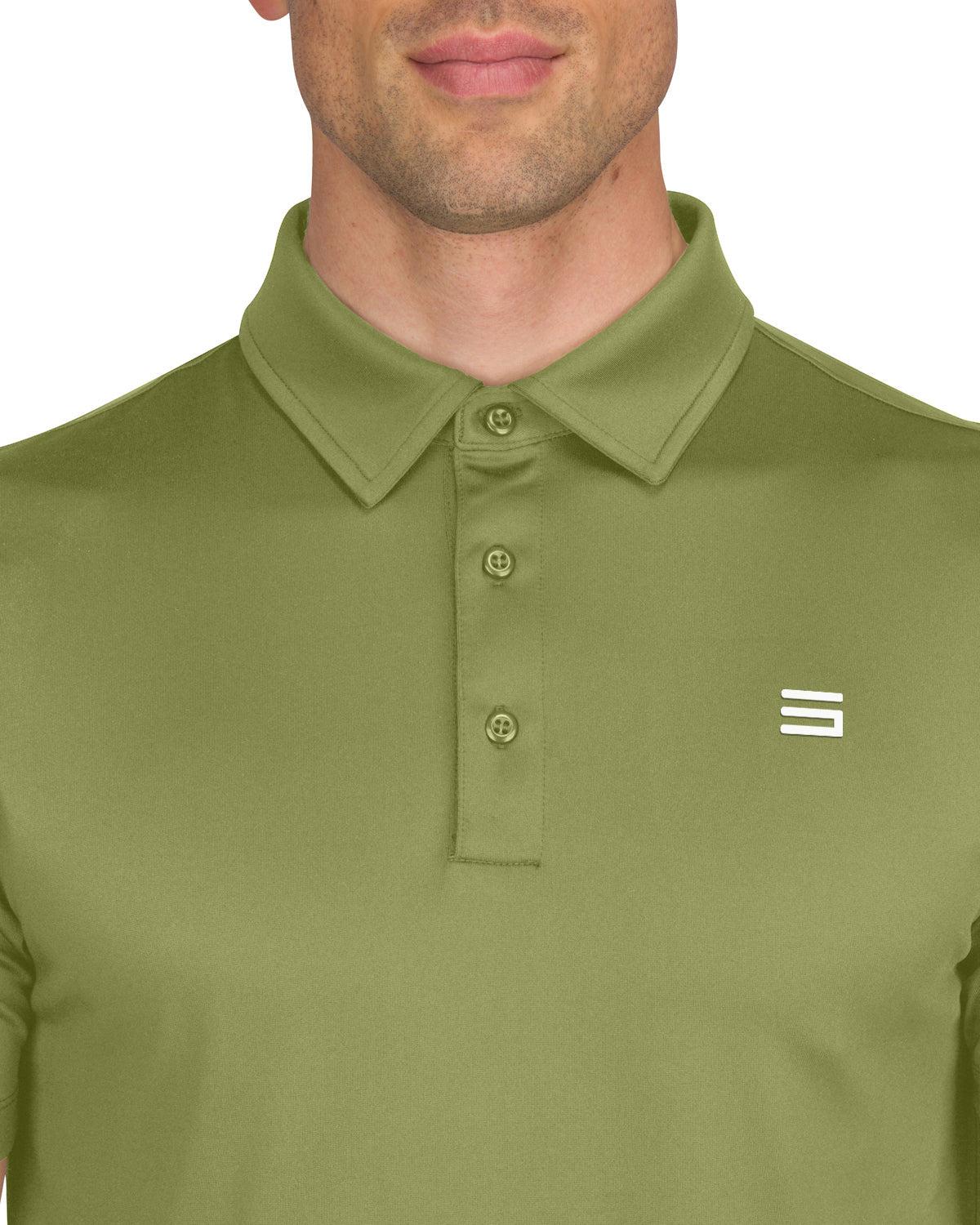 Three Sixty Six Men’s Untucked Golf Polo - The Perfect Length Male Product Image