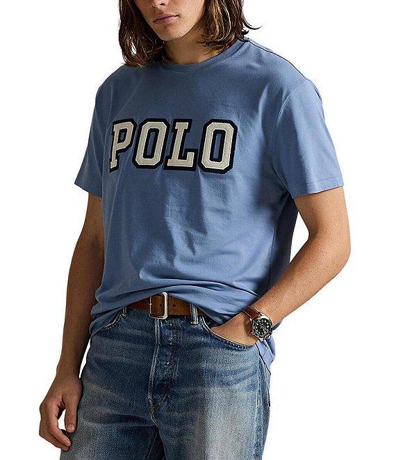 Polo Ralph Lauren Classic Fit Felt Logo Short Sleeve T-Shirt Product Image