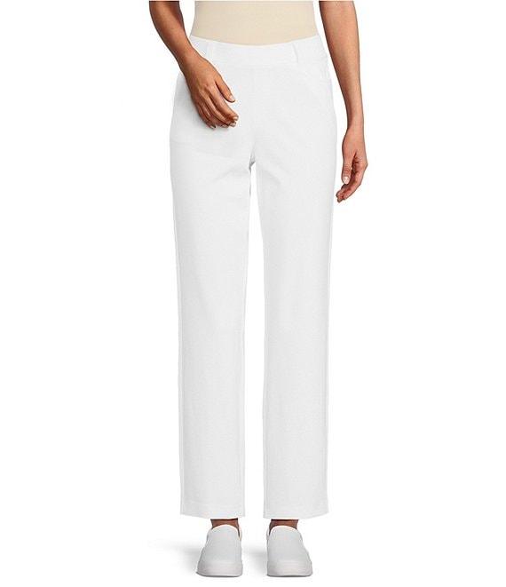 Intro Stella Breezy Knit Slimming Comfort Waist Pull-On Ankle Pants Product Image