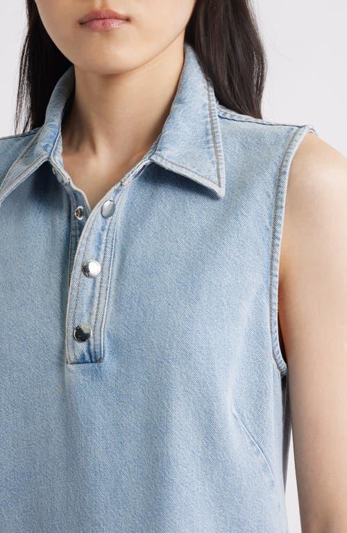 FRAME The City Shift Denim Dress In Blue Product Image