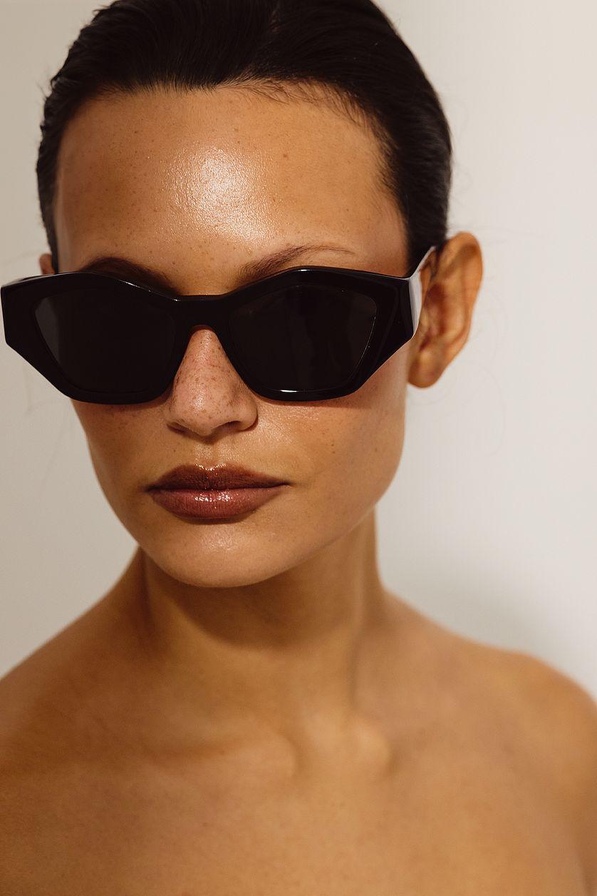 Angled Acetate Sunglasses Product Image