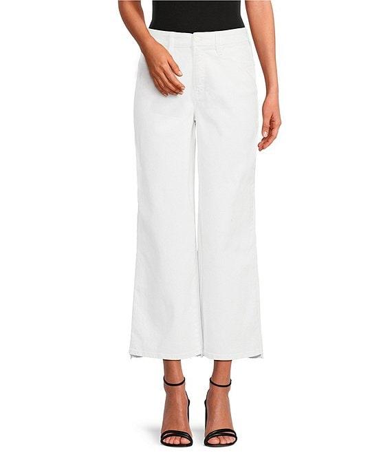 Good American Good Waist Ultra High Rise Cropped Palazzo Jeans Product Image