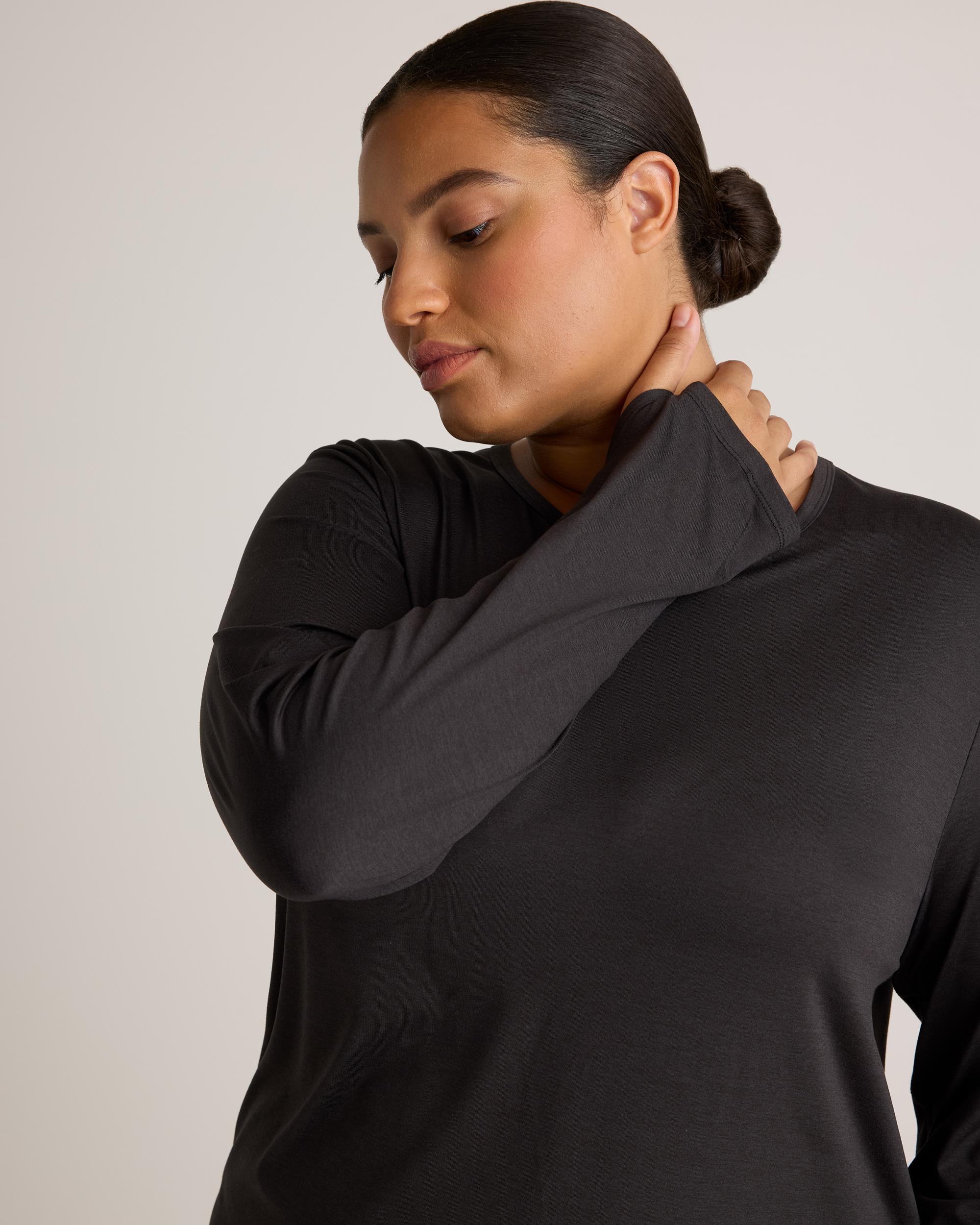 Quince | Women's Flowknit Breeze Long Sleeve Top Size XL, 100% Polyester Product Image