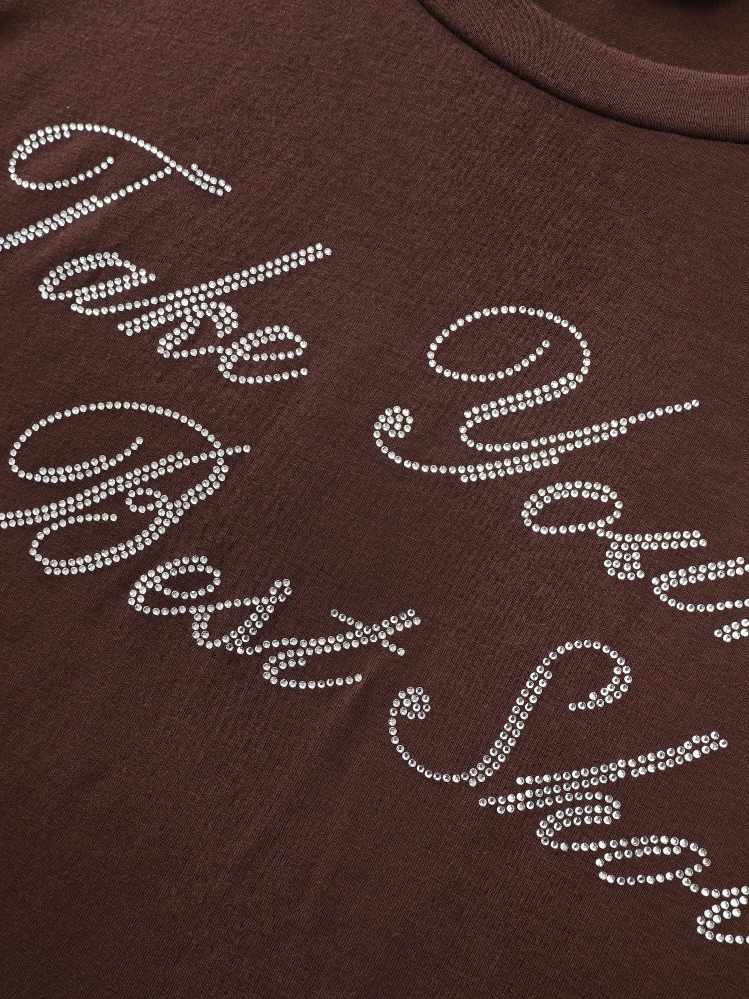 Your Best Shot Stretchy Sequin T-Shirt Female Product Image