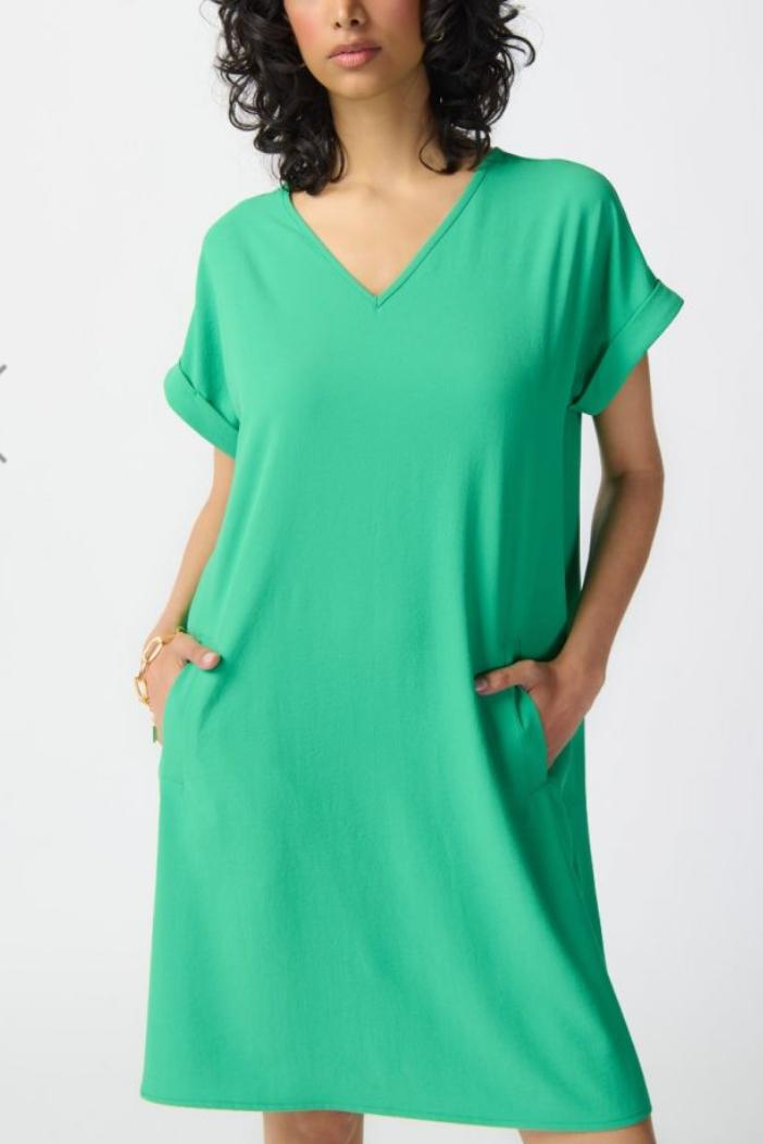 Island Stretch Straight Dress - Island Green Product Image