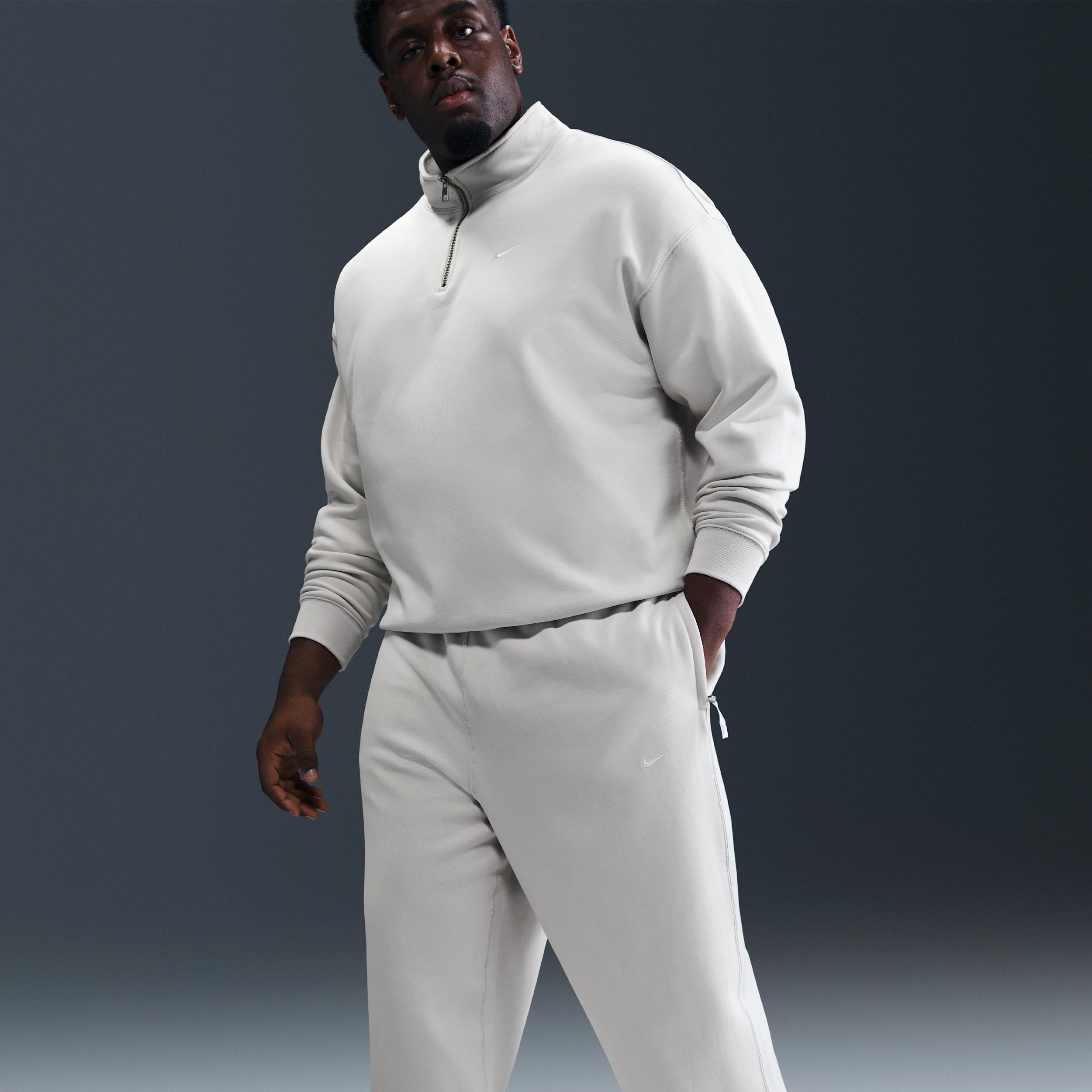 Nike Men's Solo Swoosh Open-Hem Fleece Pants Product Image