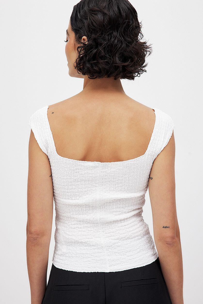 Tie Shoulder Detail Top Product Image