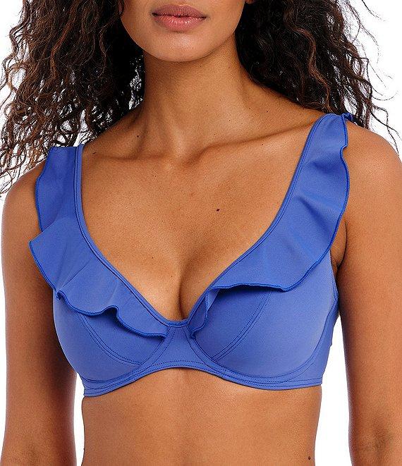 Freya Jewel Cove Italini Solid Ruffle Waist Cheeky Swim Bottom Product Image