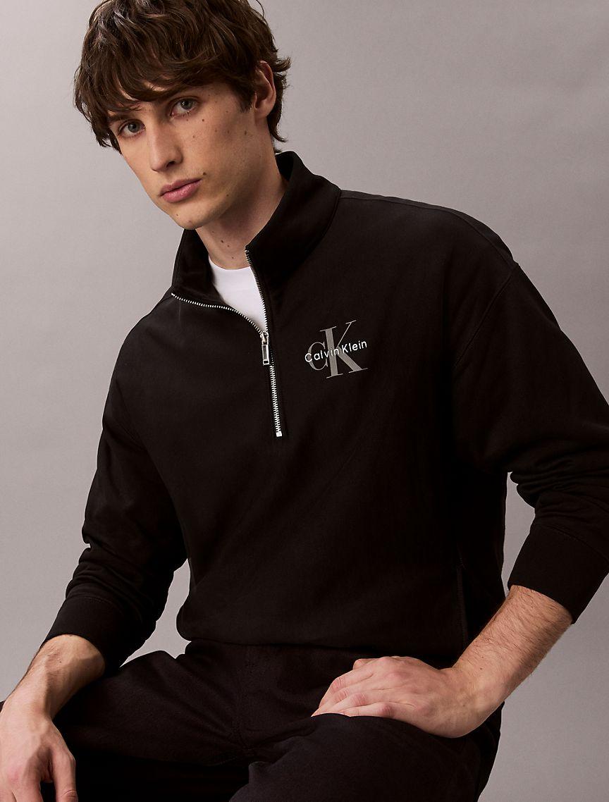 Premium Terry Relaxed Quarter Zip Sweatshirt Product Image