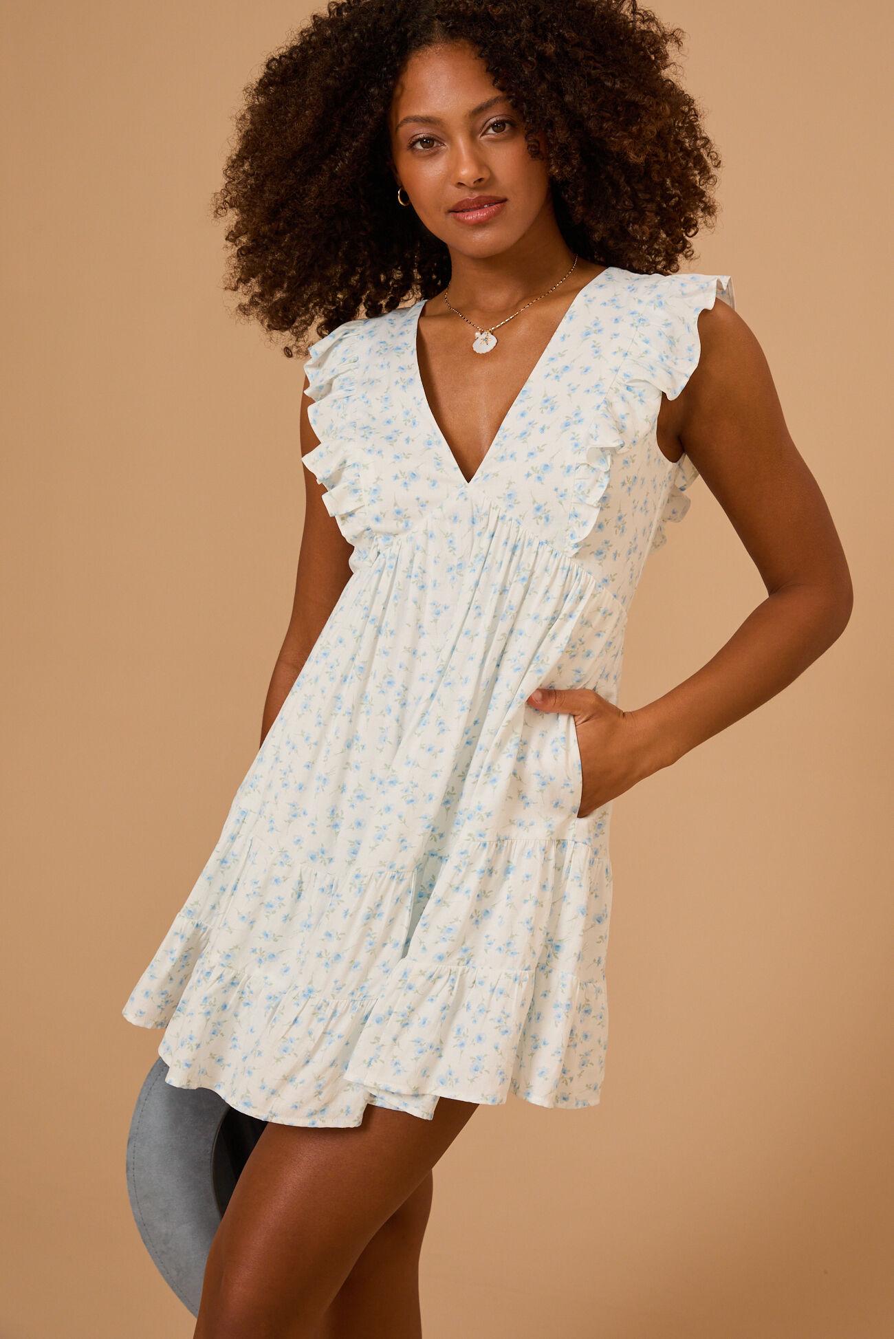 Grace Floral Mini Dress Product Image