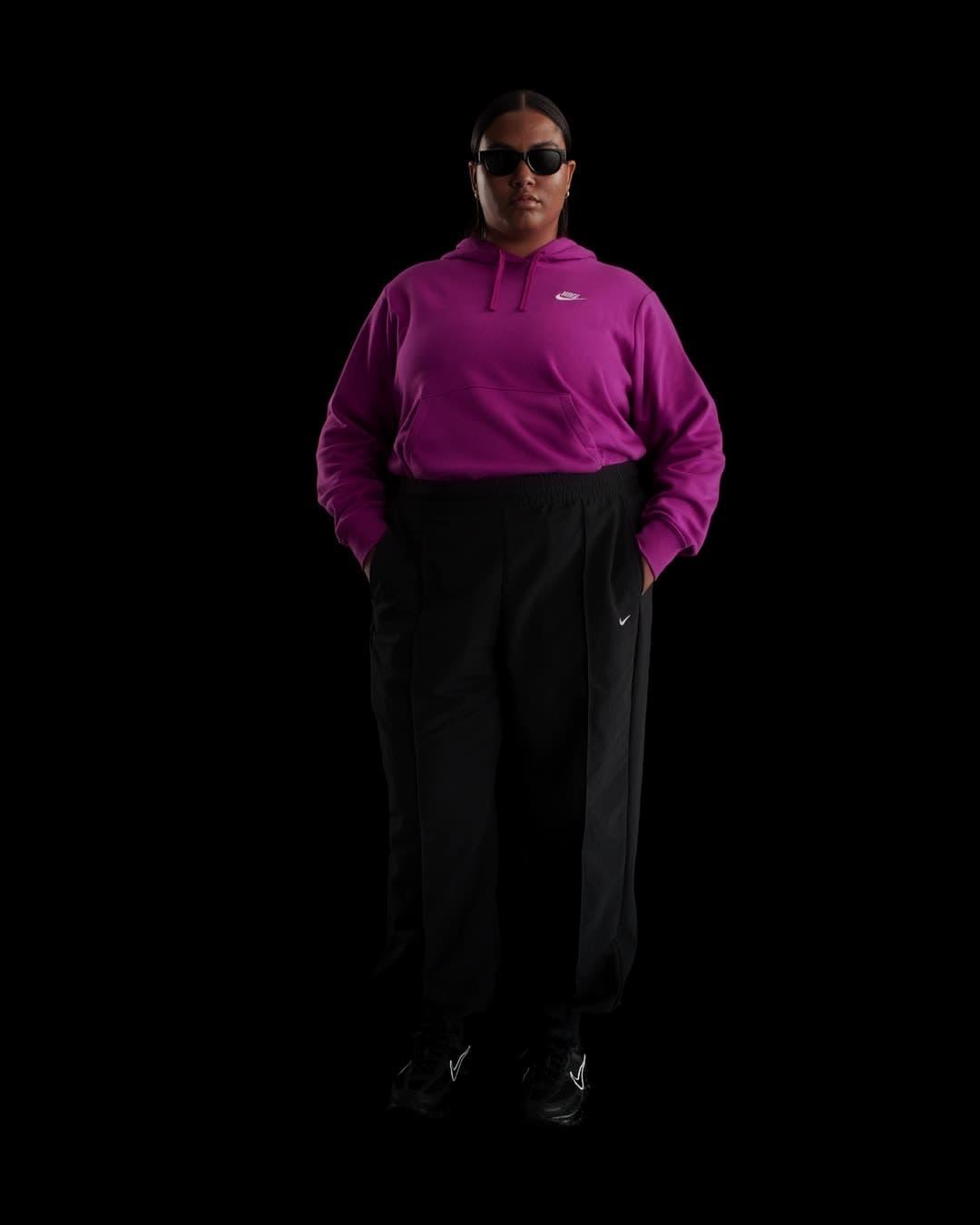 Nike Sportswear Club Fleece Women's Pullover Hoodie (Plus Size) Product Image