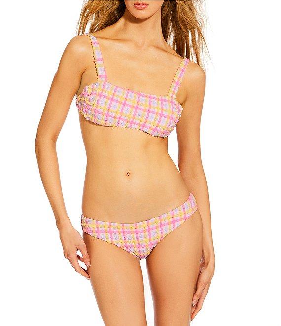 GB Seersucker Puff Classic Hipster Swim Bottom Product Image