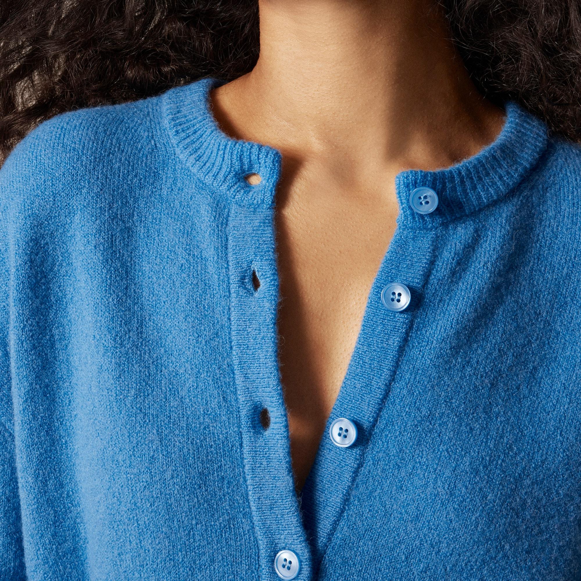 Supersoft bubble-hem cardigan Product Image