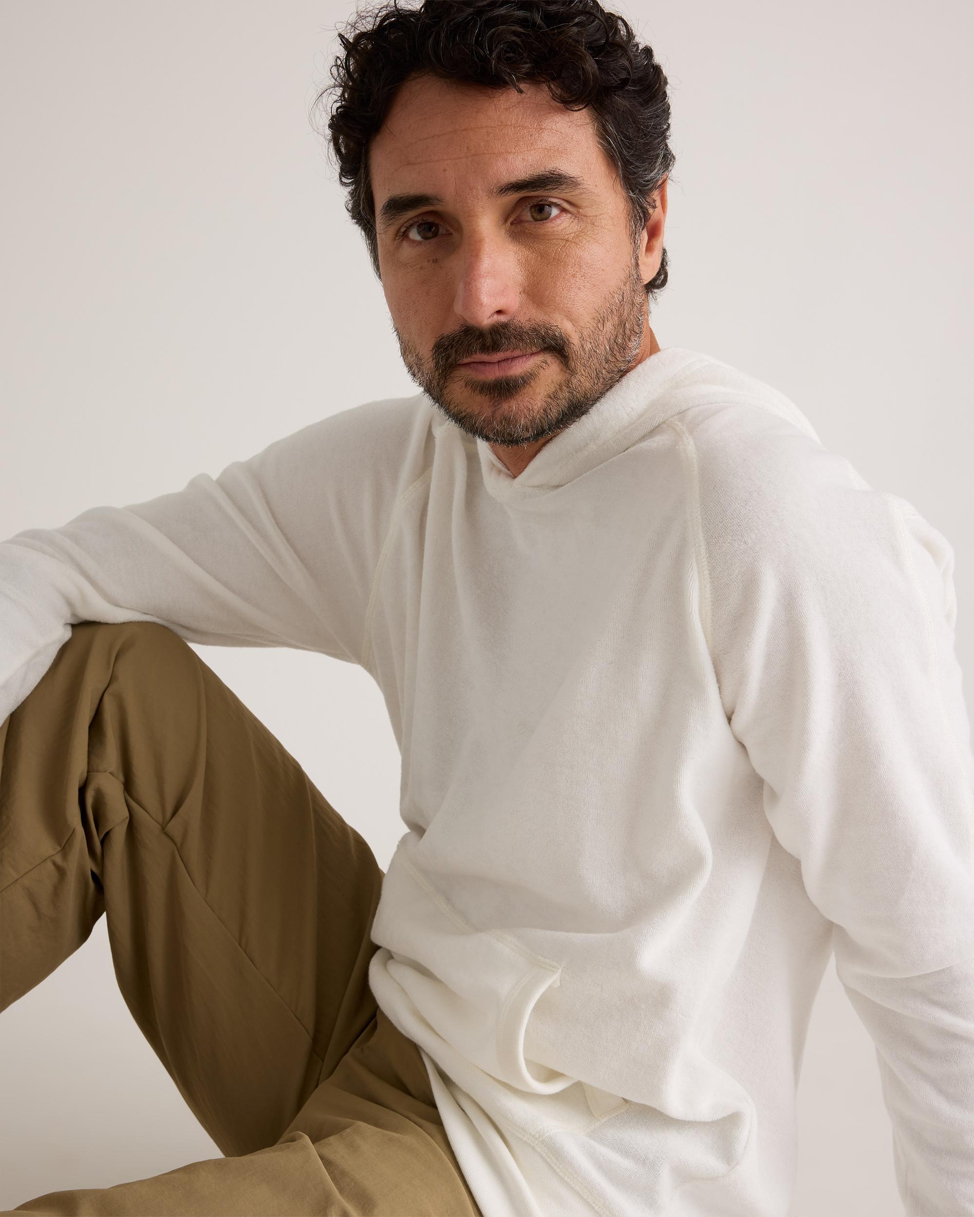 Quince | Men's Terry Towel Pullover Hoodie Organic Cotton Product Image