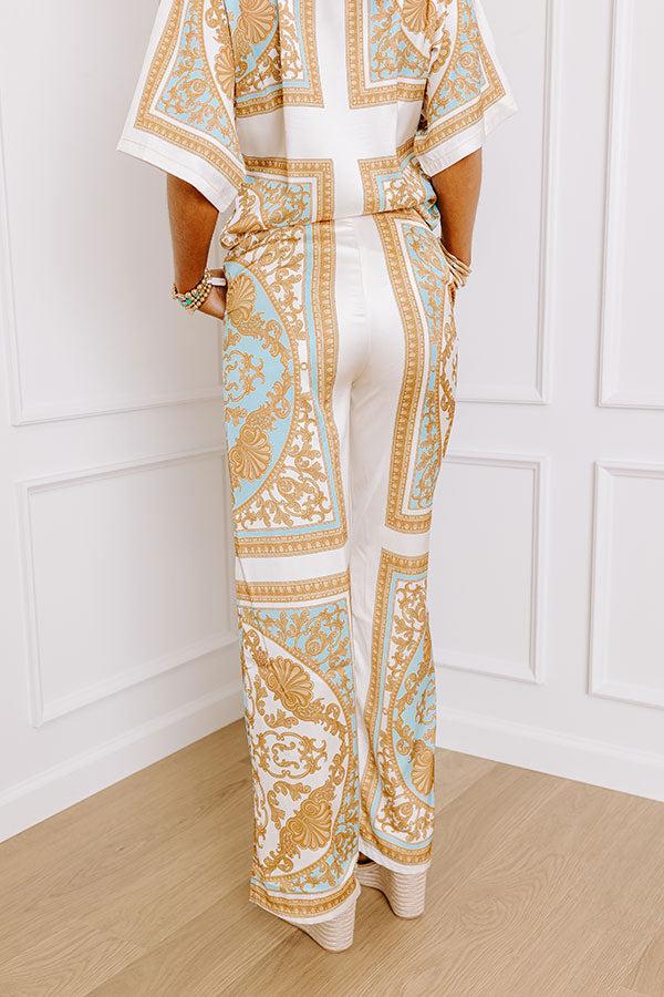 Retro Revival High Waist Satin Pants Product Image