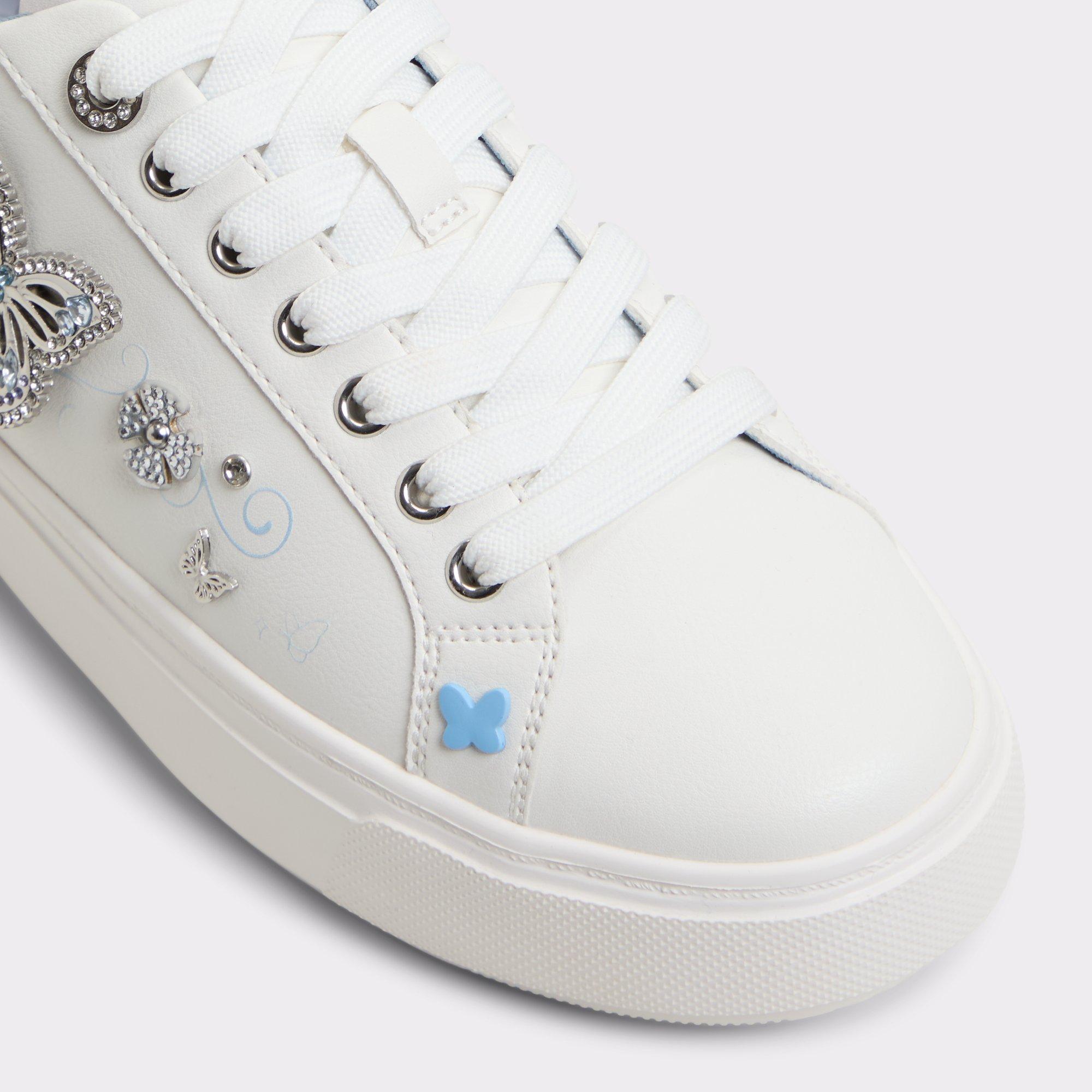 Saxony White/Multi Women's Platform and wedge sneakers | ALDO US Product Image