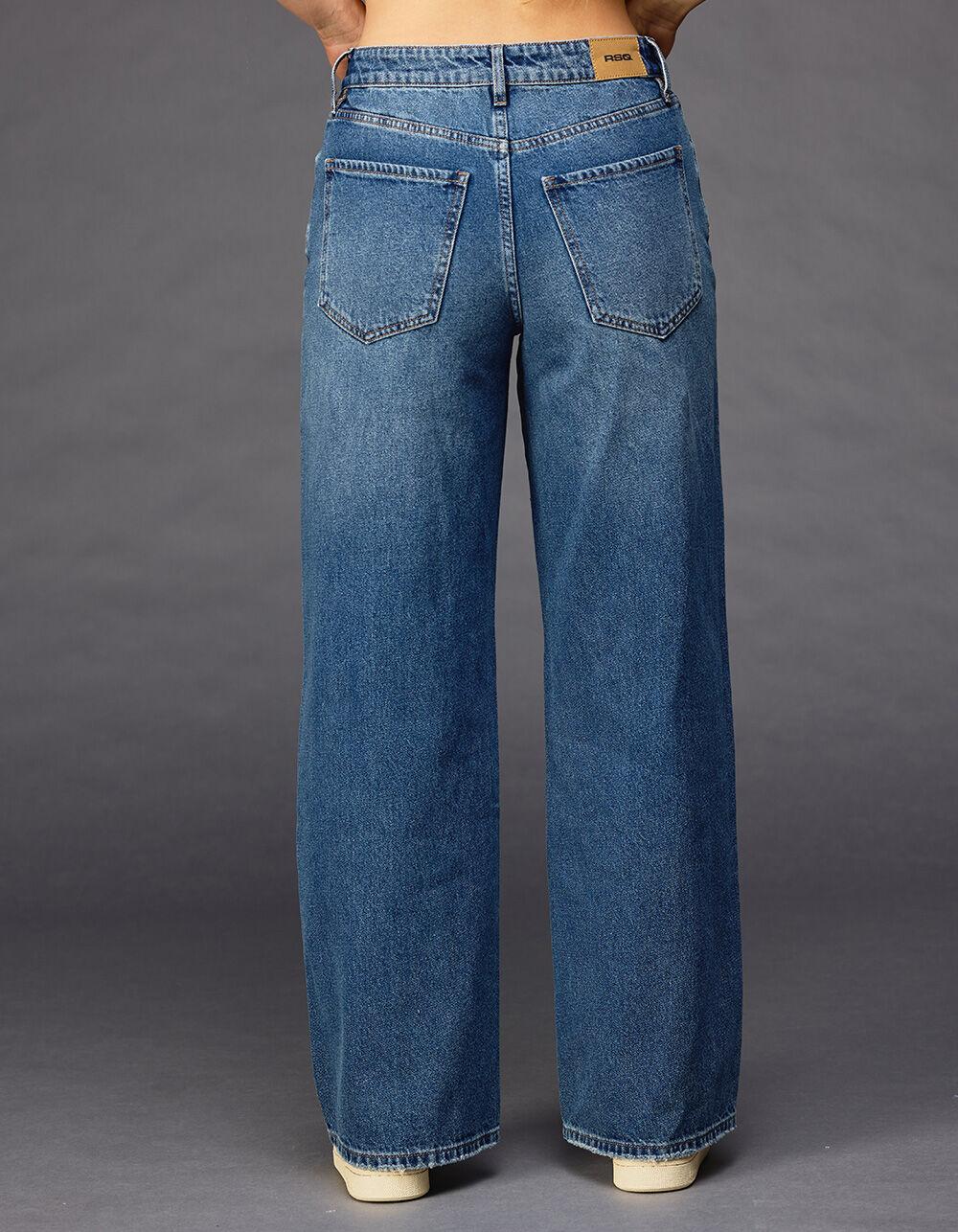 RSQ Womens High Rise Baggy Jeans - LIGHT VINTAGE Product Image
