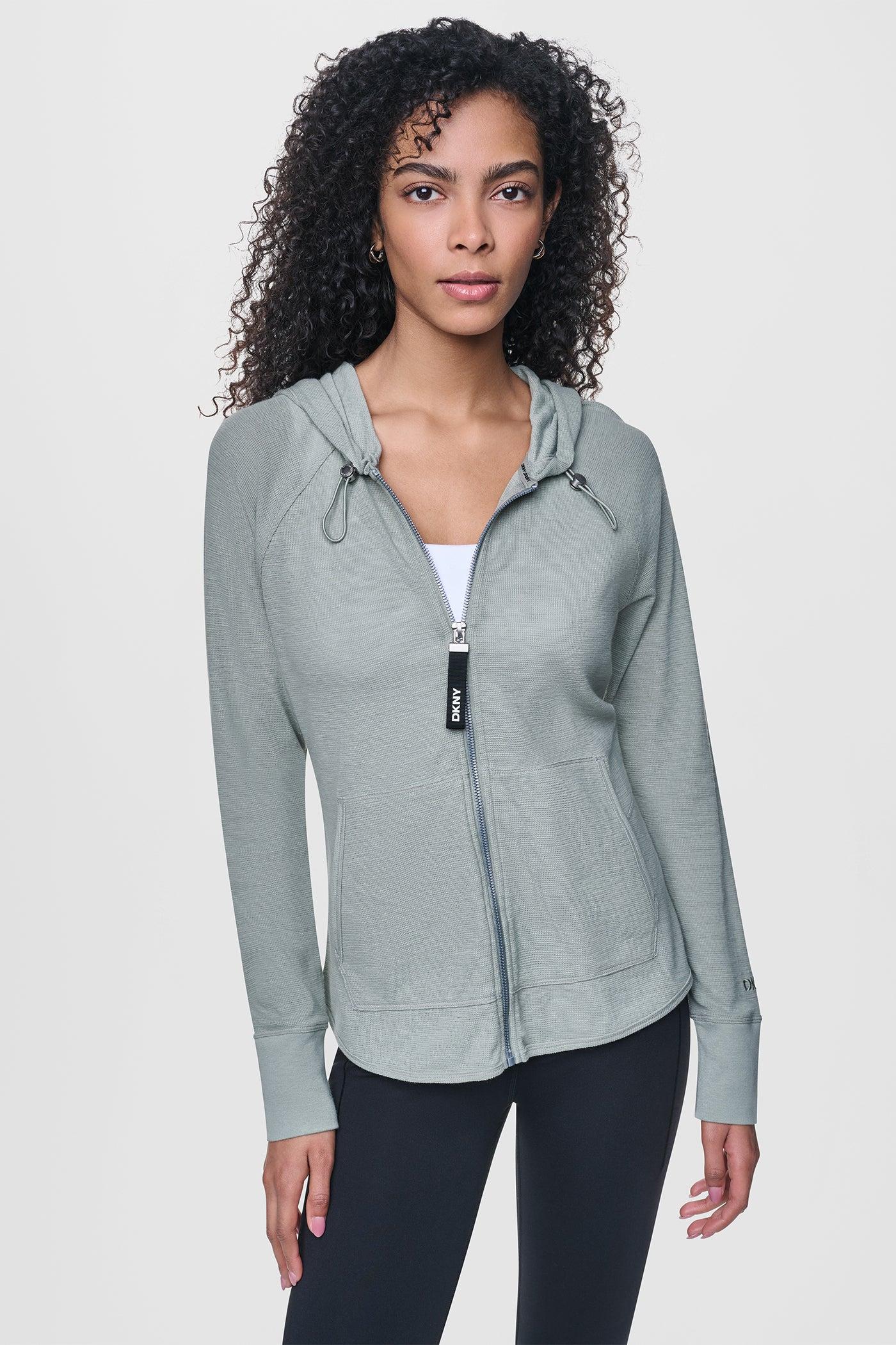 MINI WAFFLE FULL-ZIP HOODIE Product Image