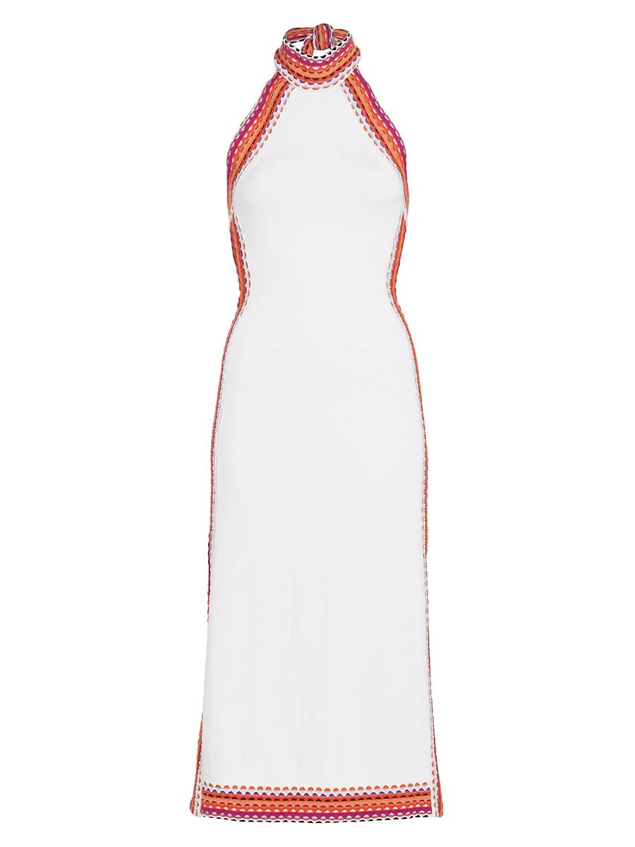Womens Zoey Knit Halter Midi-Dress Product Image