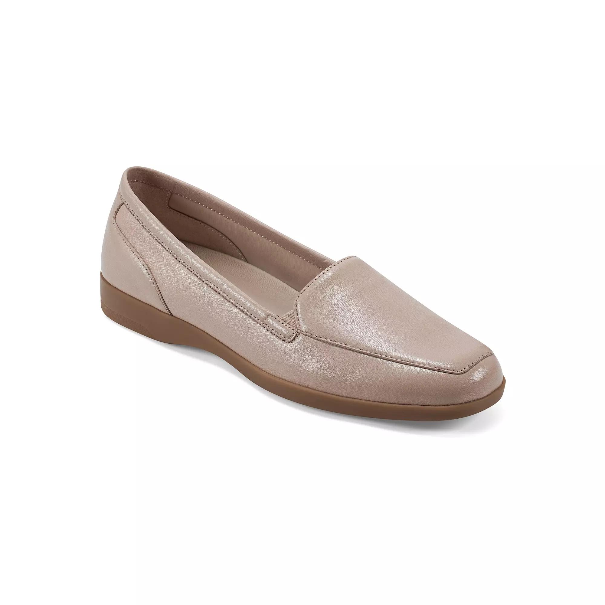 Easy Spirit Devitt Women's Leather Flats, Size: 9, Light Natural Product Image