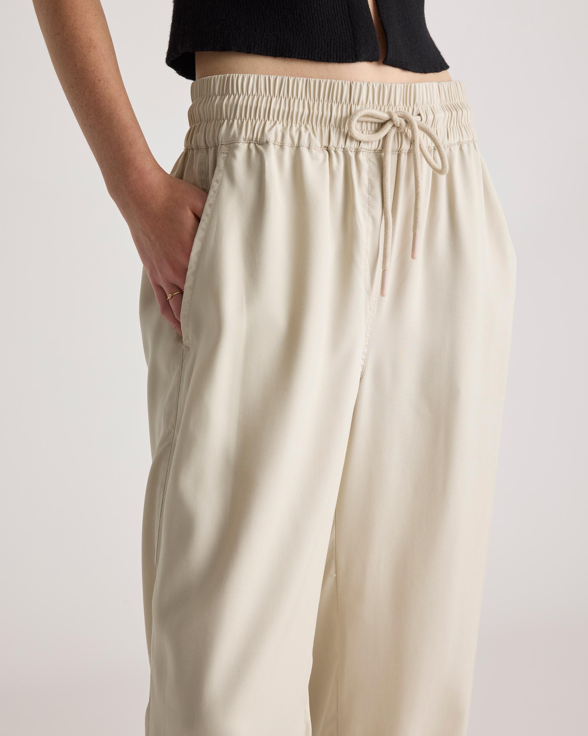 Quince | Women's Vintage Wash Tencel Wide Leg Pants Size XL Product Image