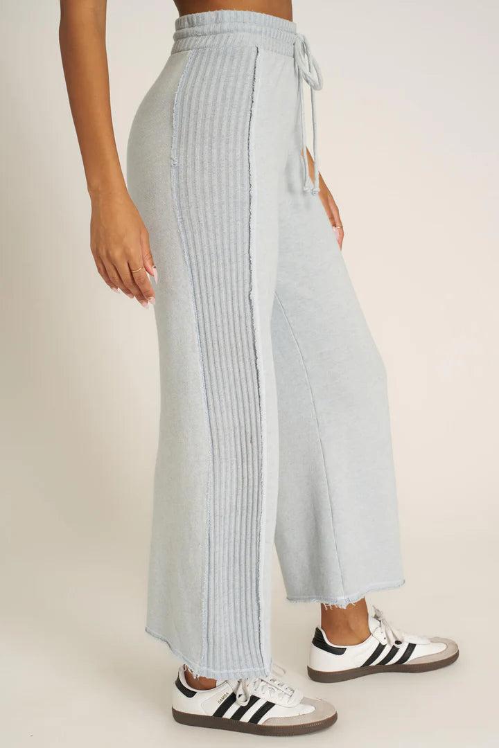 Get Ready Mixed Wide Leg Pant Product Image