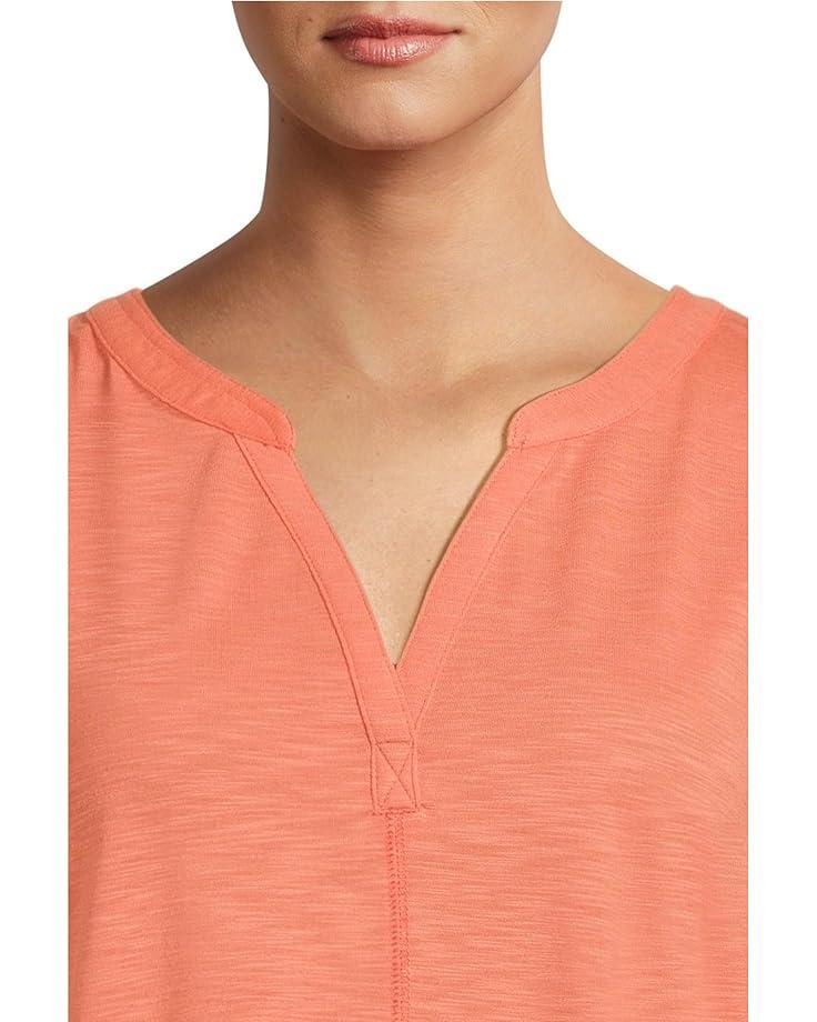 Cotton Linen Tee Scoop Neck Product Image