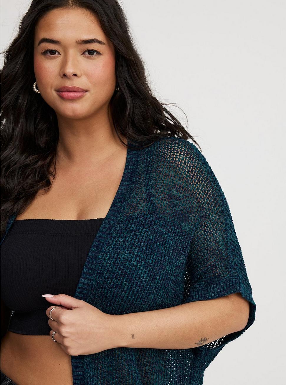 Open Knit Cocoon Cardigan Product Image