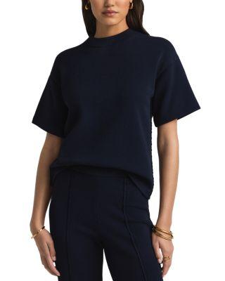 Mixed Gauge Rib Knit Pants Product Image