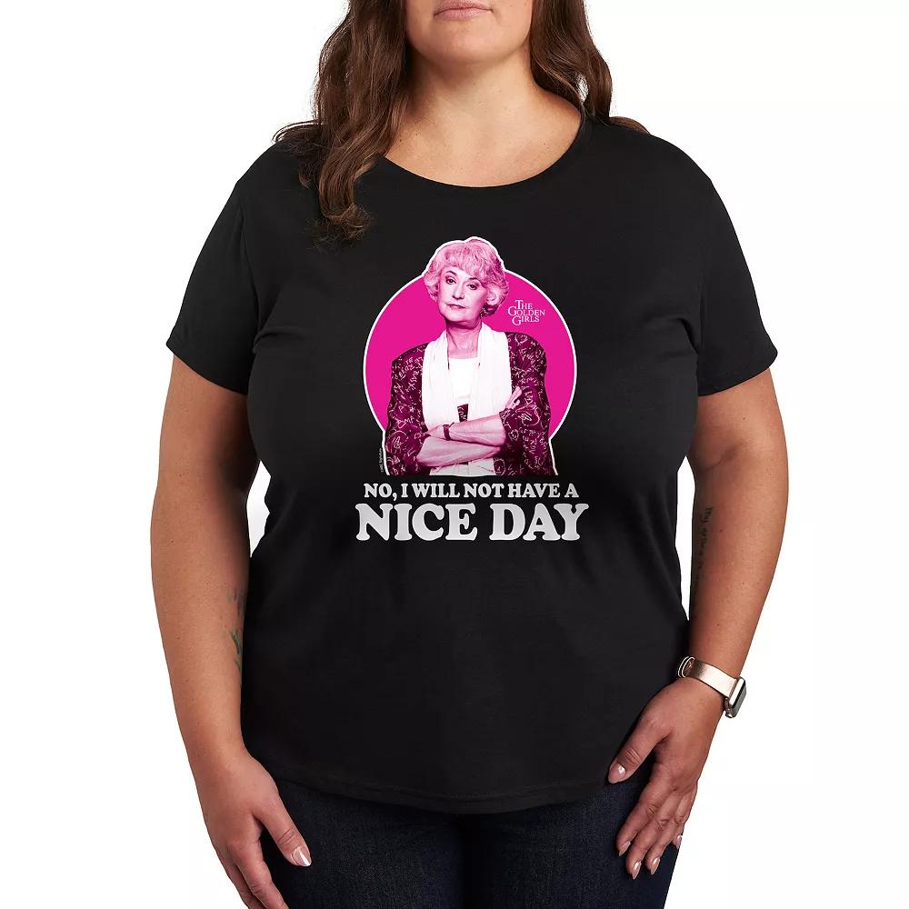 Plus Golden Girls Not Have Nice Day Graphic Tee, Women's,  Product Image
