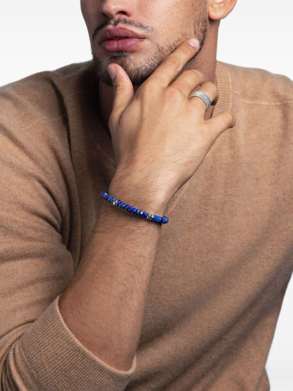 beaded lapis lazuli bracelet Product Image